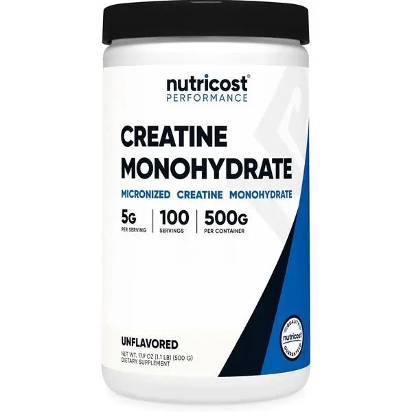 Creatine Monohydrate Powder - Creatina Monohidrato en Polvo Micronizado 500G,