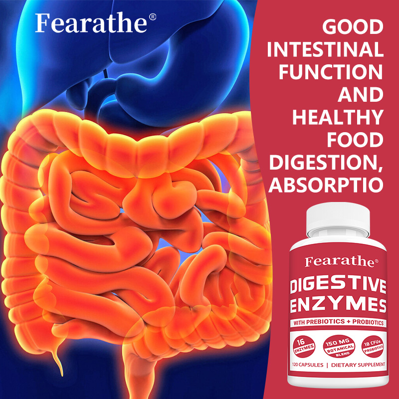 Digestive Enzyme Blend - Cápsulas de enzimas digestivas: con probióticos