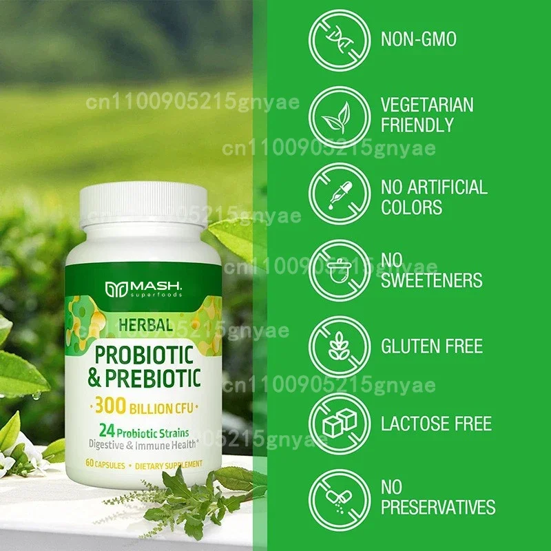 Digestive Enzyme Blend - Probióticos femeninos 100 mil millones de