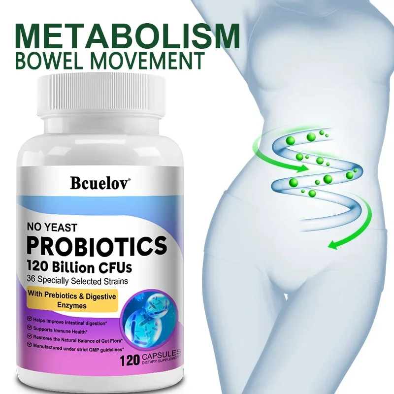 Digestive Enzyme Blend - Probióticos de salud digestiva Prebióticos CFU