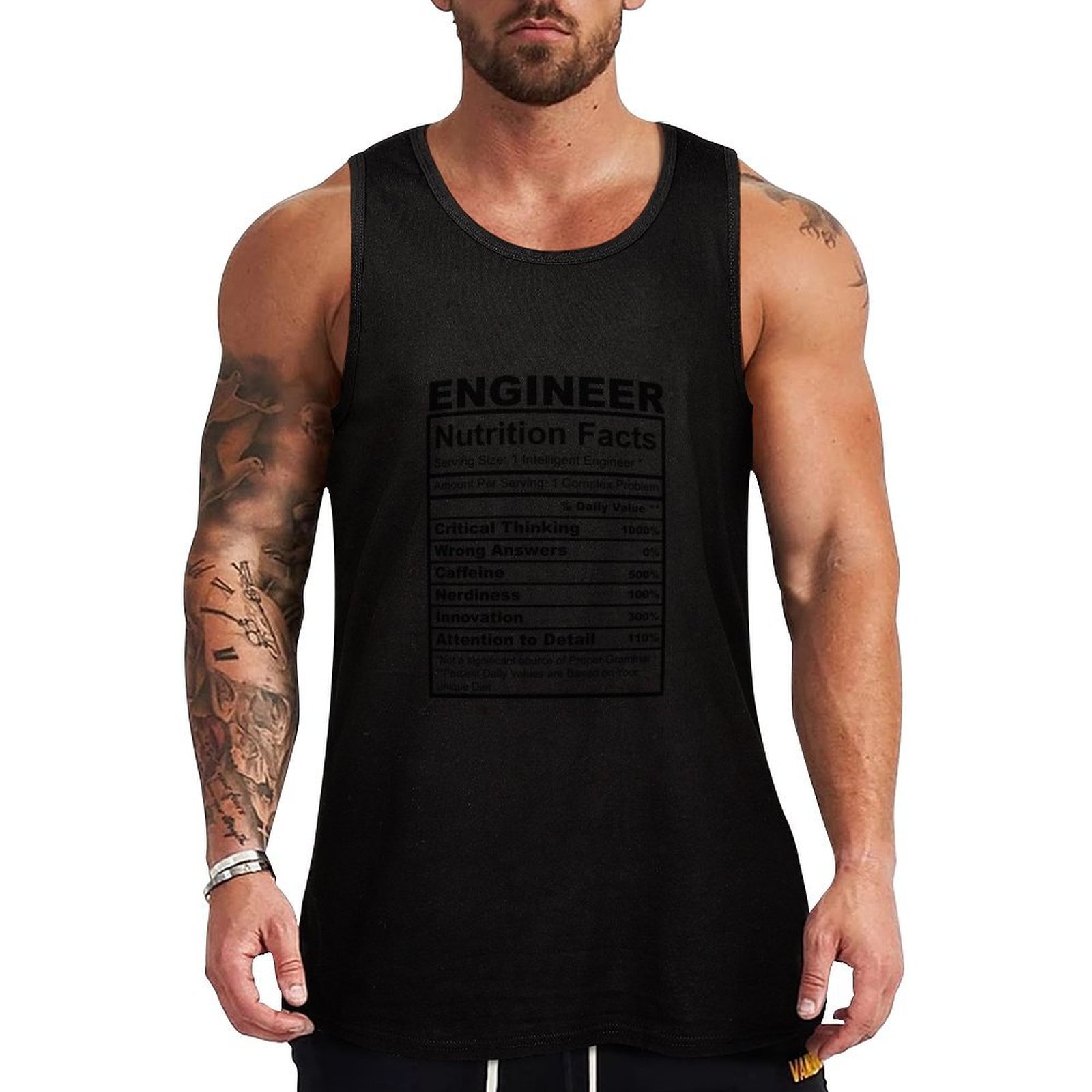 Fitness With Nutrition - Camiseta divertida para regalo de ingeniero,
