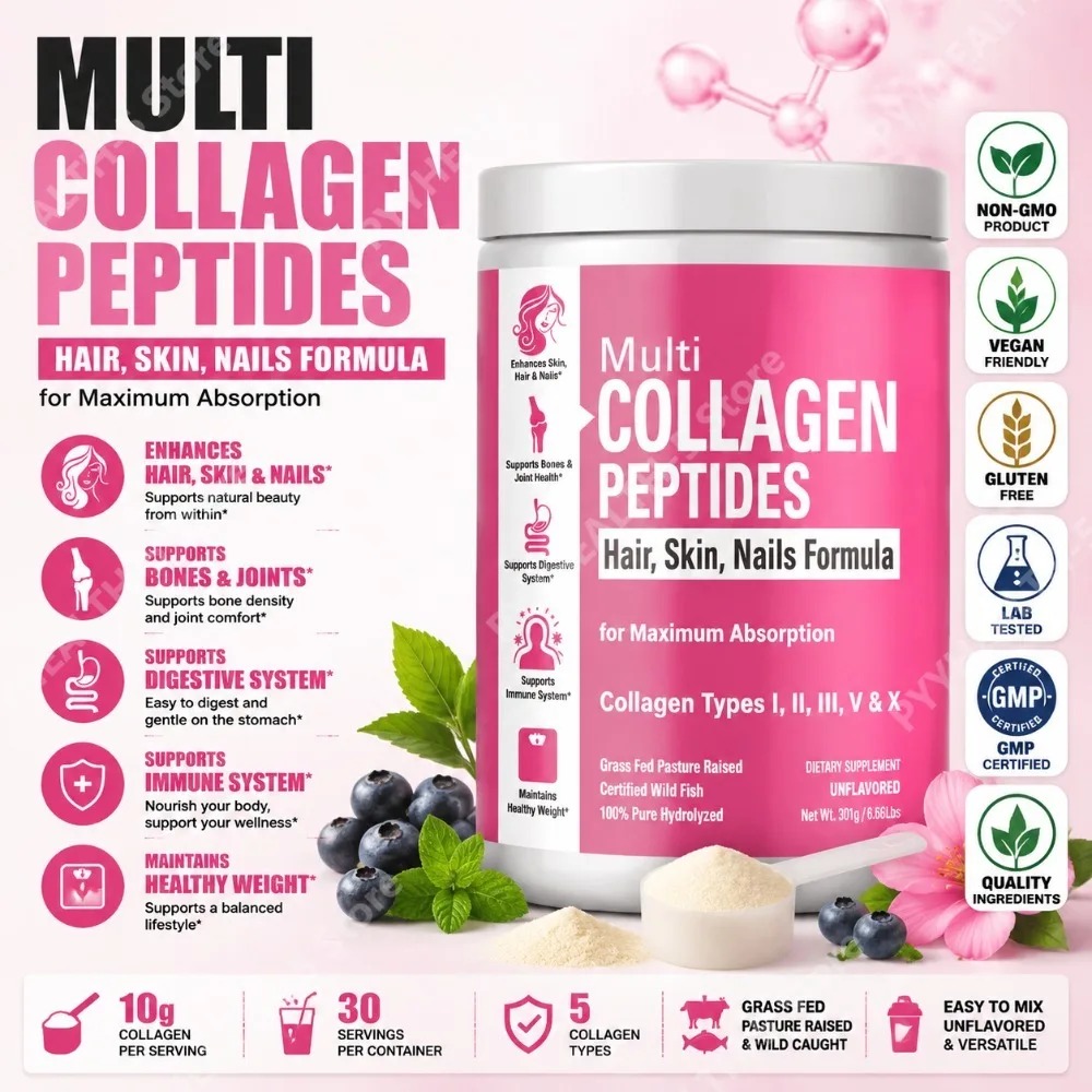Colágeno Hidrolizado en Polvo  - Digestive Enzyme Blend reseña y precio