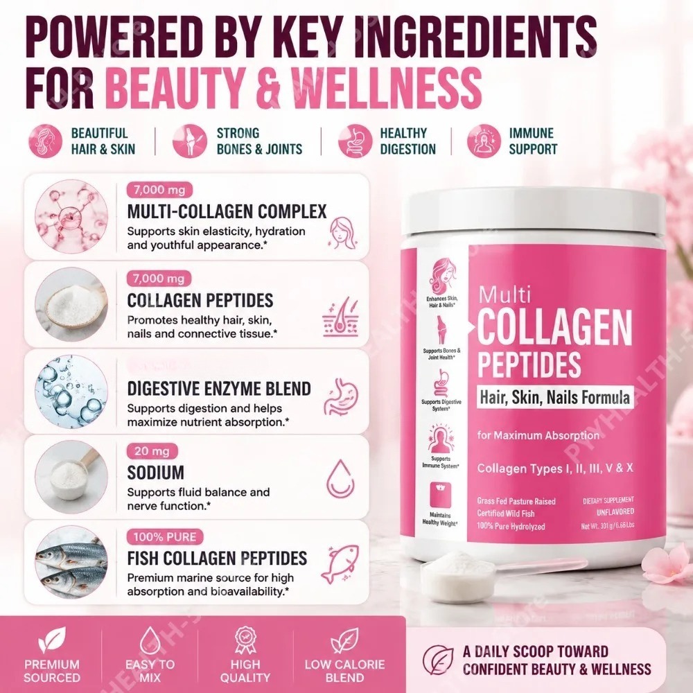 Colágeno Hidrolizado en Polvo  - Digestive Enzyme Blend reseña y precio