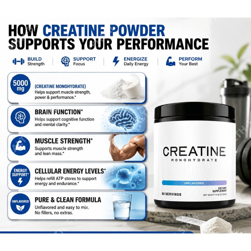 Creatina Monohidrato en Polvo  - Creatine Monohydrate Powder reseña y precio