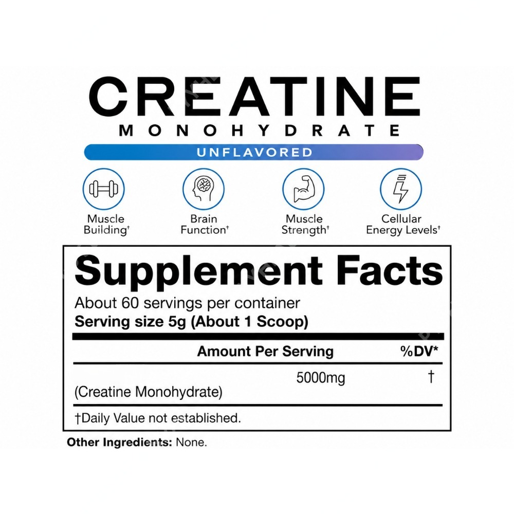 Creatina Monohidrato en Polvo  - Creatine Monohydrate Powder reseña y precio