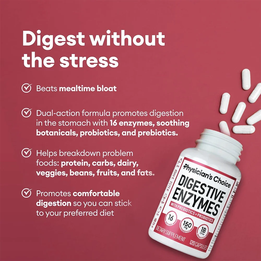 Suplemento de enzimas digestiv - Digestive Enzyme Blend reseña y precio