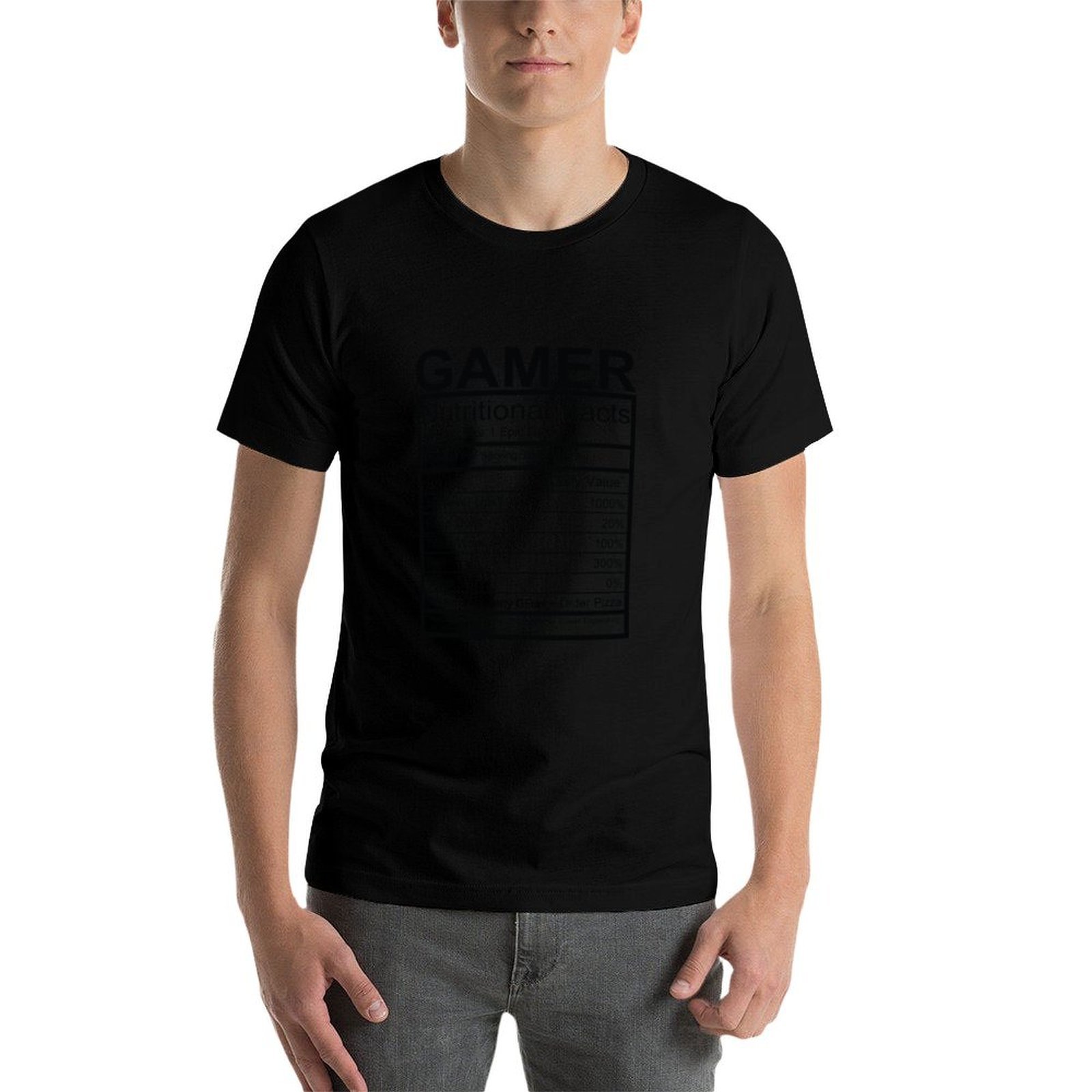 Camiseta con tabla de informac - Fitness With Nutrition reseña y precio