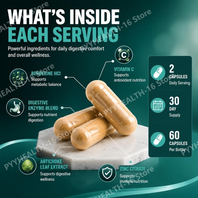 Cápsulas de Apoyo Digestivo co - Digestive Enzyme Blend reseña y precio